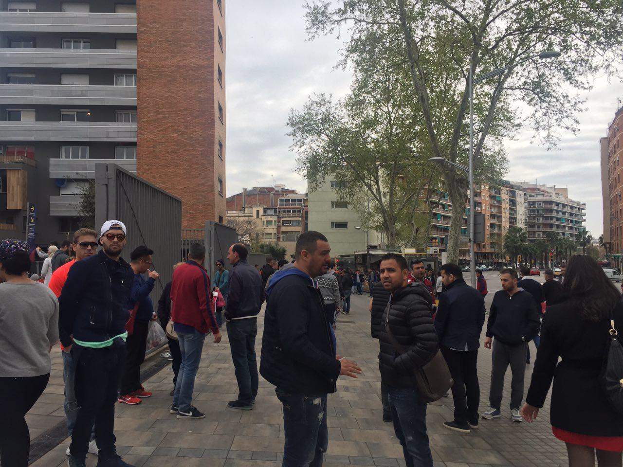 نیوکمپ پیش از الکلاسیکو