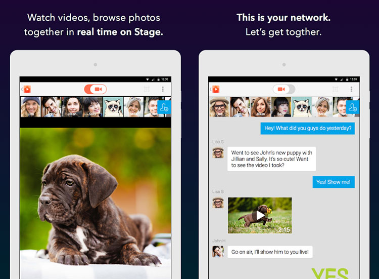 مکالمه ی تصویری و گروهی با اپلیکیشن OkHello